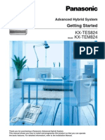 Advanced Hybrid System Getting Started KX-TES824 KX-TEM824