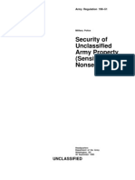 Ar 190-51 - Security of Unclassified Army Property