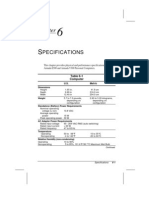 Pecifications: Table 6-1 Computer