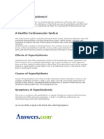 What Is Hyperlipidemia