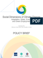 Social Dimensions Climate Change