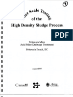 WTP Pilot Scale Testing High Density Sludge Process