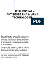 Gene Silencing - Antisense RNA & SiRNA