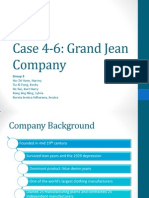 Case 4-6 Grand Jean Company