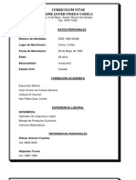 Curriculum Vitae Jaime Javier Pineda Varela