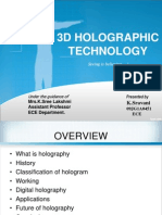 3D Holographic Technology