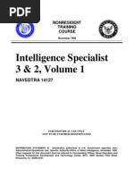 Navy Intel Specialist 3 & 2 Vol 1