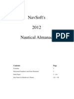 2012 Nautical Almanac