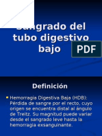 Sangrado Del Tubo Digestivo Bajo