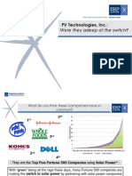 PV Technologies