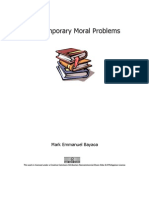 Contemporary Moral Problems: Mark Emmanuel Bayaoa