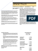 Pioneer Lutheran Church Council Minutes-February 2009