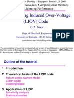 The Lightning Induced Over-Voltage (LIOV) Code: Mini-Tutorial: Advanced Computational Methods in Lightning Performance