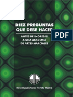 Diez Preguntas Que Debe Hacer Antes de Incribirse en Una Academia de Artes Marciales PDF