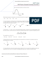 PhysicsLAB - 1995 Physics Olympiad Screening Test (Part 1)