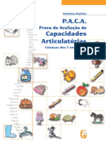 Prova de Avaliacao de Capacidades Articulatorias Criancas Dos 3 Aos 6 Anos