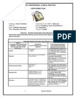 Long Range Plan-EDUC 450 Spring 2013
