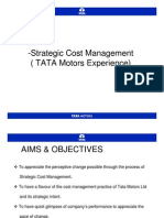 Strategic Cost Management