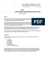 An-5, Transformer-Based Phone Line Interfaces (DAA, FXO), Rev1