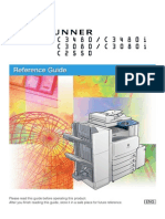 Canon iR-C3480 3080 2550 Reference Guide