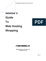 A Newbies Guide To Web Hosting Shopping