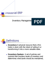 Industrial ERP: Inventory Management