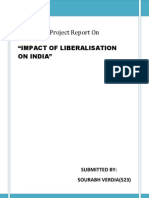 Impact of Liberalisation