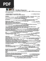 The Black Pimpernel Cloze Test Passive Student