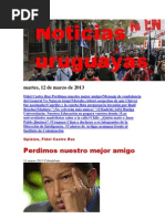 Noticias Uruguayas Martes 12 de Marzo Del 2013