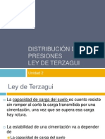 Distribución de Presiones Terzaghi