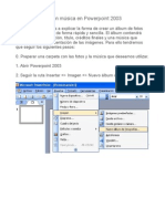 Album de Fotos Con Powerpoint 2003