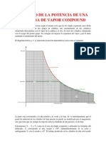 Cálculo de La Potencia de Una Máquina de Vapor Compound