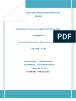 EE1452 - Electric Energy Generation, Conservation and Utilization