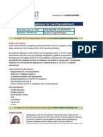 21 CFR 11 Compliance For Excel Spreadsheets