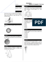 Exercícios de Esfera e Cone