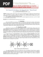 Comparative Study For MCDS and DSR Which Are Used For Packet Forwarding in Ad Hoc Network