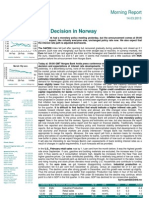 Rate Decision in Norway: Morning Report