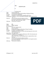 Date: 16/02/2009 (Monday) Lesson Plans Class: Form 6AS