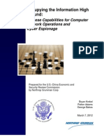 Chinese Capabilities For Computer-Net OpS & Cyber Espionage-Mar.12-USCC