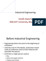 Industrial Engineering: Sanjib Jaypuria SME, KIIT University, Bhubaneswar