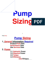 Pump Sizing