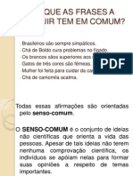 Senso Comum. Sócrates