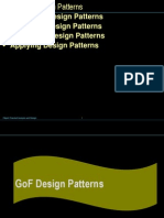 Creational Design Patterns Structural Design Patterns Behavioral Design Patterns Applying Design Patterns