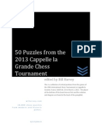 50 Puzzles From The 2013 Cappelle La Grande Chess Tournament