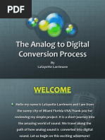 The Analog To Digital Conversion Process