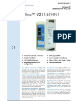 Tofino™ 9211-ET-HN1: Honeywell MODBUS/TCP Firewall