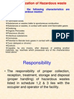 Characterization of Hazardous Waste