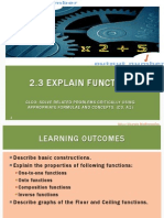 2.3 Explain Function: Clo3: Solve Related Problems Critically Using Appropriate Formulae and Concepts. (C3, A1)