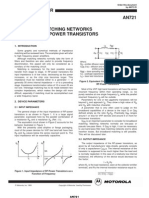 An-721 Impedance Matching Networks Applied To RF Power Transistors