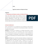 Fundamentos de La Regulación Jurídica en La Relación Privada